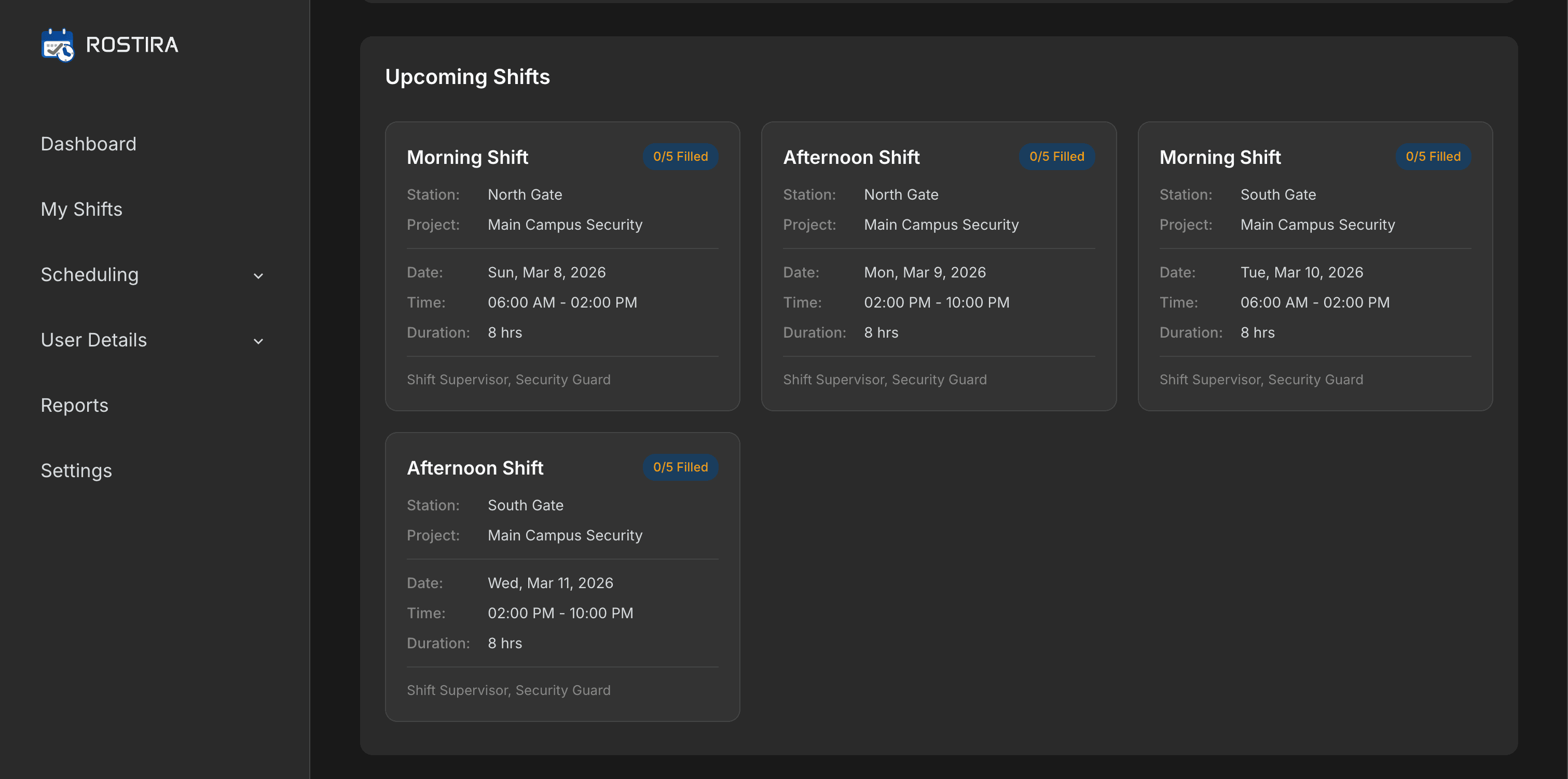 Manage your projects